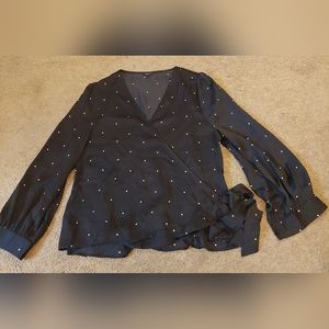 Stella & Dot You Do You Wrap Blouse